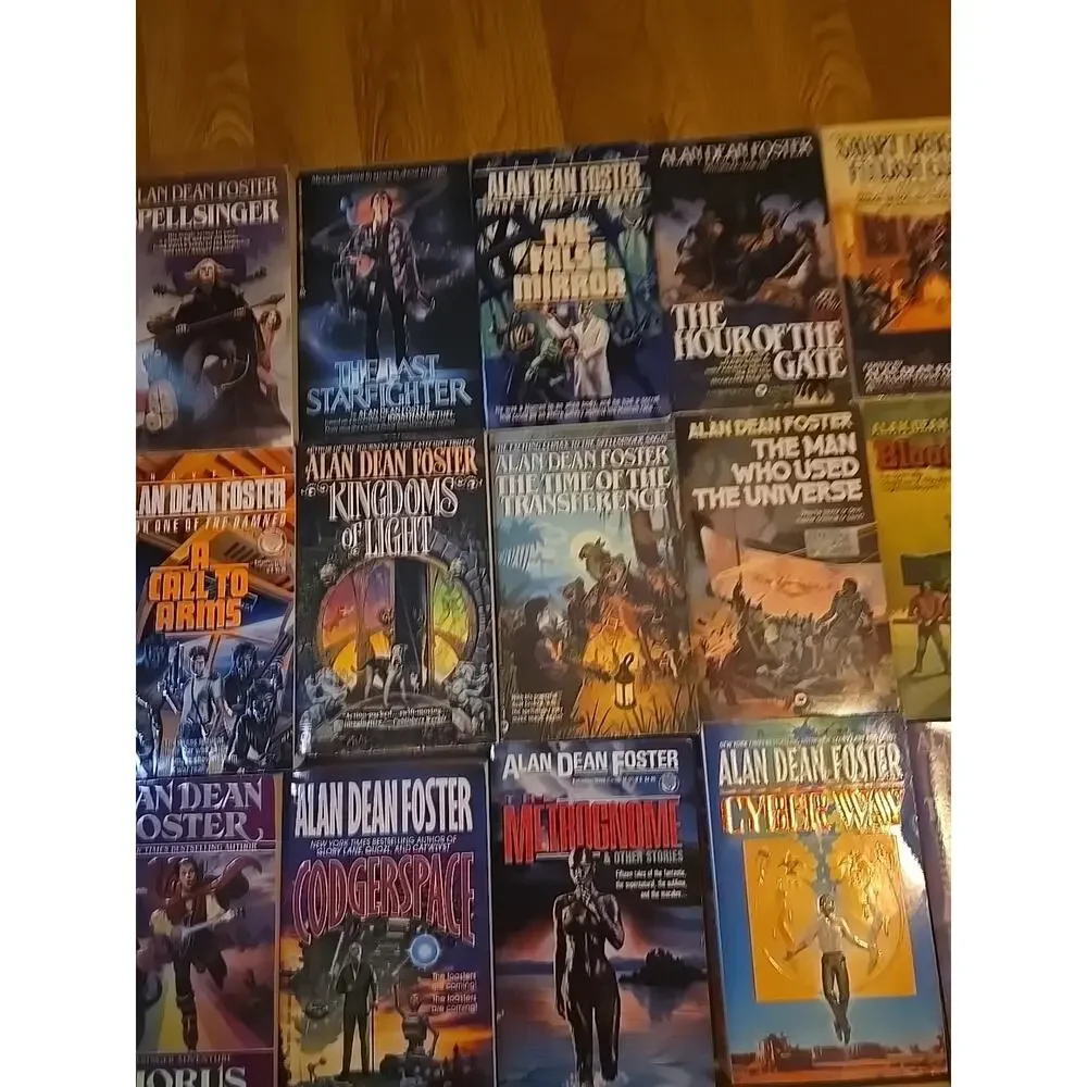 VTG Bulk Lot 44 Alan Dean Foster Thriller Horror Sci-Fi‎ Series Paperback Books